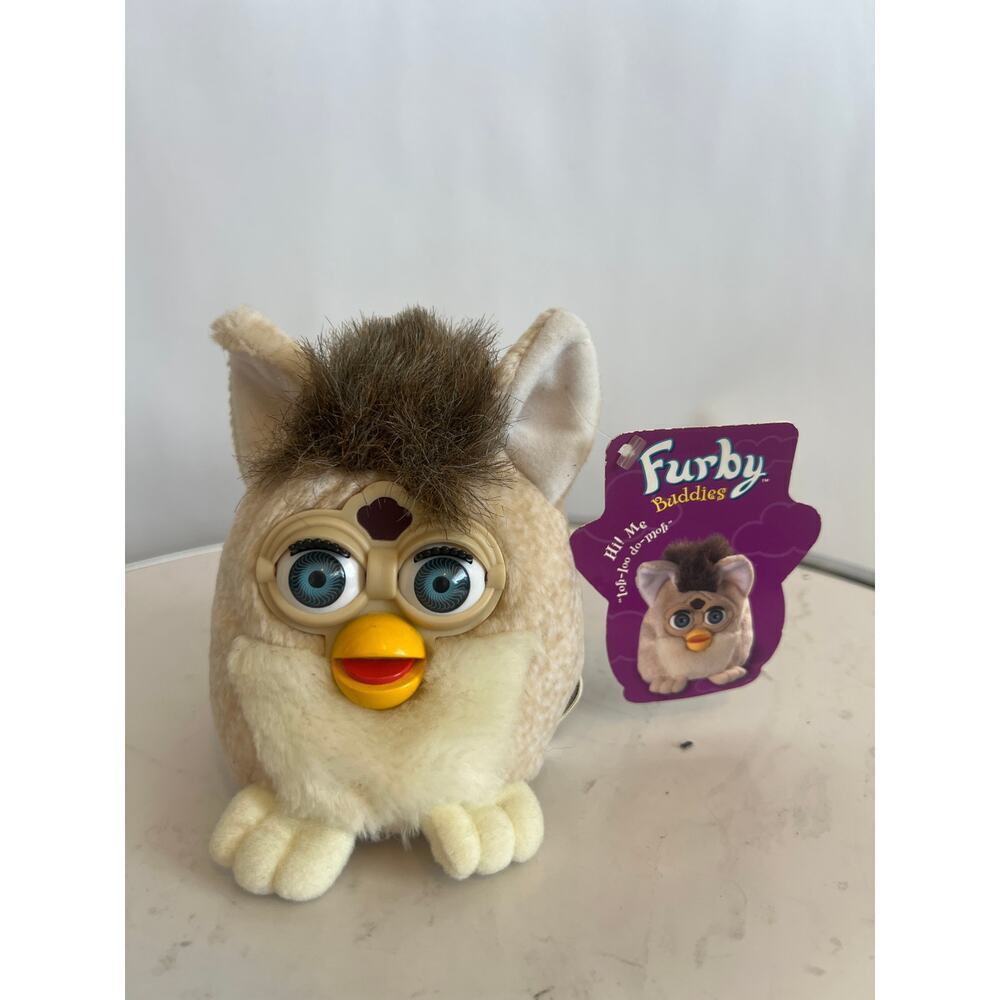 FURBY BUDDIES BEAN BAG PLUSH NON TALKING TOY VINTAGE 1999 TOH LOO DO MOH NWT